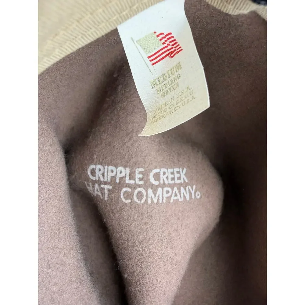 Cripple Creek Wigens Cowboy Hat Brown Size Medium